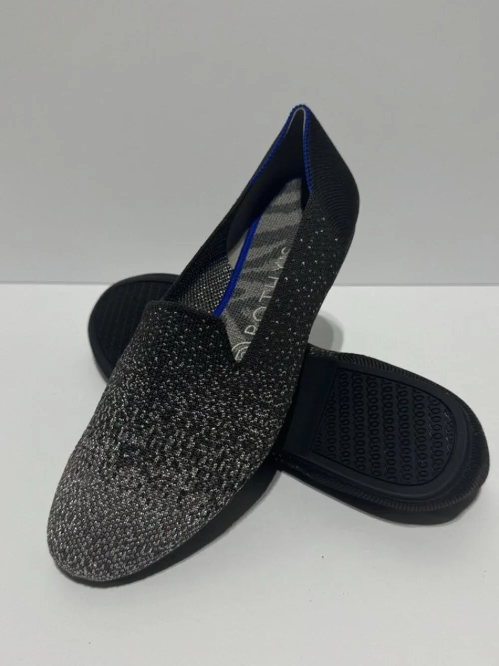 Rothys Womens The Loafer Metallic Ombre Size 7.5 M